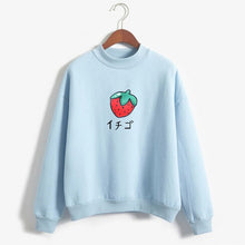 Load image into Gallery viewer, Japan Sweet Style Strawberry Graphic Sweatshirt and Pullover Women Spring Korea Fashion Loose Women Kpop Sweatshirt Tops Tumblr