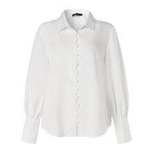 Load image into Gallery viewer, Plus Size Tunic Women's Blouse Celmia 2020 Autumn Long Lantern Sleeve Shirt Office Lady Blusas Casual Buttons Asymmetrical Tops