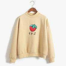 Load image into Gallery viewer, Japan Sweet Style Strawberry Graphic Sweatshirt and Pullover Women Spring Korea Fashion Loose Women Kpop Sweatshirt Tops Tumblr
