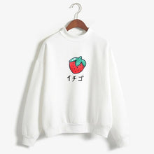 Load image into Gallery viewer, Japan Sweet Style Strawberry Graphic Sweatshirt and Pullover Women Spring Korea Fashion Loose Women Kpop Sweatshirt Tops Tumblr
