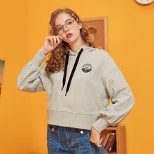 Load image into Gallery viewer, Metersbonwe Female Hoodies For Girls Women Solid Colour Female Casual Hoodies Hooded Sweatshirt  New women&#39;s Sweet Hoodies
